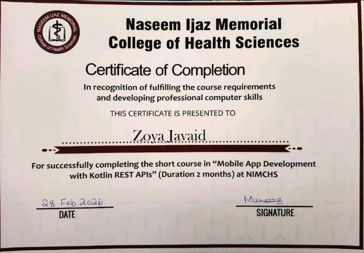 Certificate 2
